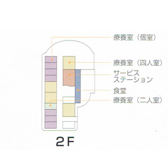 ジェロントピア菊華フロアマップ